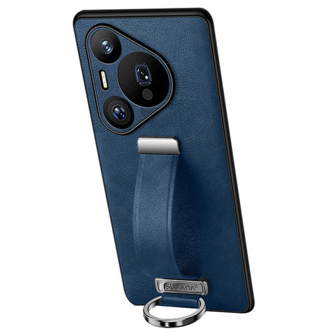 SULADA Fashion Series for Huawei Pura 70 Pro / Pura 70 Pro+ Case Wristband Kickstand Leather Back Phone Cover