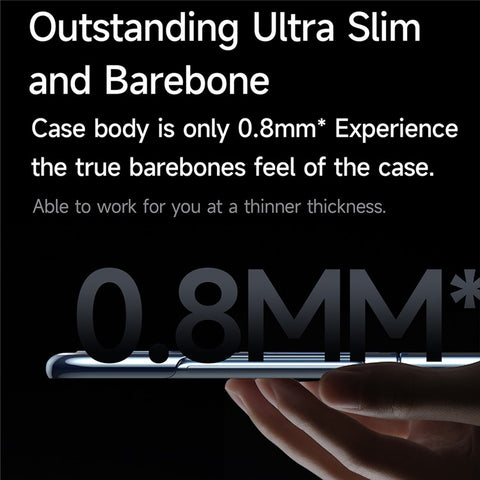 SULADA For Huawei P50 Pocket Phone Case Clear PC Laser Carving Shockproof Phone Cover