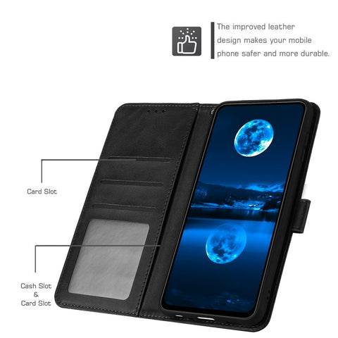 For OnePlus Nord N30 SE 5G / Oppo A79 5G / A2 5G PU Leather Case Folding Stand Wallet Anti-Fall Phone Cover