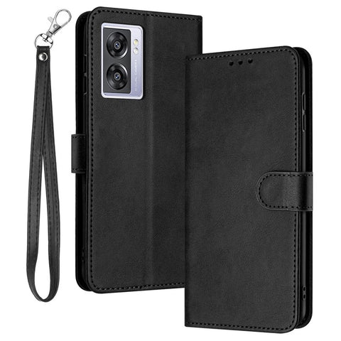 For Oppo A57 (2022) 5G / A77 5G / A57 4G / A57e 4G / A57s 4G / A77 4G / A77s 4G / OnePlus Nord N20 SE 4G Leather Phone Stand Case