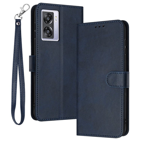 For Oppo A57 (2022) 5G / A77 5G / A57 4G / A57e 4G / A57s 4G / A77 4G / A77s 4G / OnePlus Nord N20 SE 4G Leather Phone Stand Case