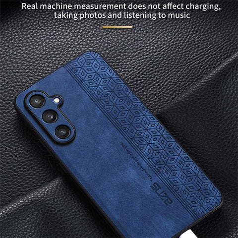 AZNS For Samsung Galaxy M55 5G / C55 5G / F55 5G Case Slim Soft TPU + PU Leather Back Cover
