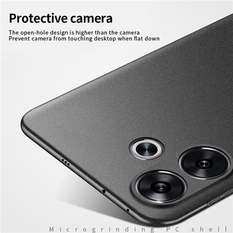 MOFI Shield Matte Series for Xiaomi Redmi Turbo 3 5G / Poco F6 5G Phone Case Anti-Fingerprint PC Phone Back Cover