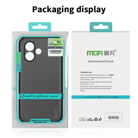 MOFI Shield Matte Series for Xiaomi Redmi Turbo 3 5G / Poco F6 5G Phone Case Anti-Fingerprint PC Phone Back Cover