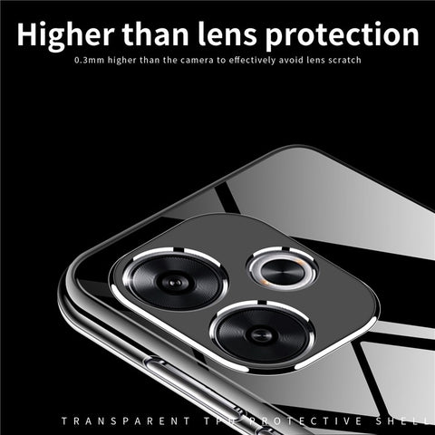 MOFI Cell Phone Case for Xiaomi Redmi Turbo 3 5G / Poco F6 5G Super Clear Cover TPU Mobile Phone Shell