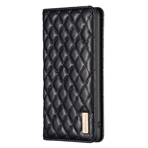 BINFEN COLOR BF Style-16 For Oppo A60 4G Case Magnetic Closure Imprinting Leather Phone Cover