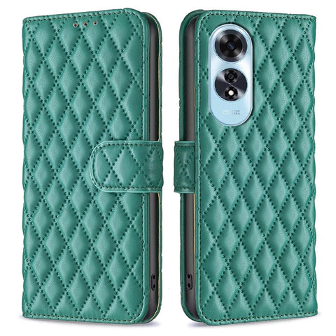 BINFEN COLOR BF Style-14 For Oppo A60 4G   Phone Case Wallet Anti-Scratch Phone Leather Cover