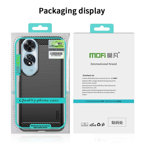 MOFI JK TPU Series-1 For Oppo A60 4G Case Brushed TPU Anti-Fall Phone Protective Cover