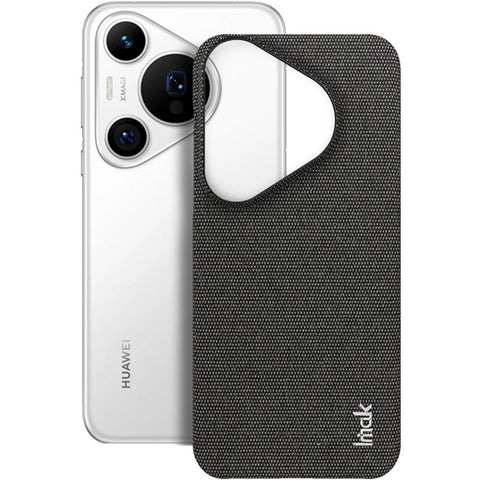 IMAK Ruiyi Series for Huawei Pura 70 Pro / Pura 70 Pro+ Case Fabric Texture Leather+PC Phone Back Cover