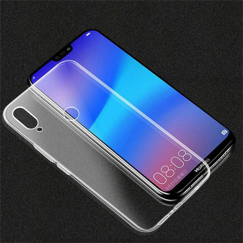 For Huawei Nova 3   Phone Case Slim TPU Transparent Phone Back Cover with Precise Lens Cutouts