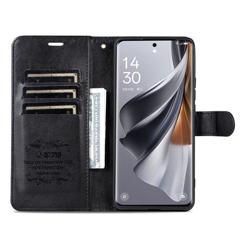 AZNS For OnePlus Nord CE4 5G / Oppo K12 Case PU Leather Magnetic Buckle Wallet Phone Cover