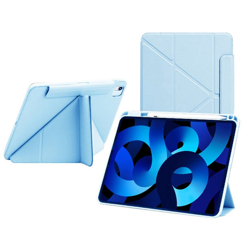 For iPad Air 13 (2026) / (2025) / (2024) Case PC+TPU+Leather Detachable Tablet Cover with Stand