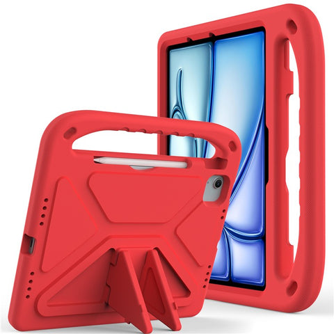 For iPad Air 11 (2026) / (2025) / (2024) / Pro 11 (2025) / 11 (2024) Case Hand Grip Kickstand Tablet EVA Cover
