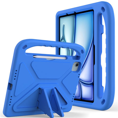 For iPad Air 11 (2026) / (2025) / (2024) / Pro 11 (2025) / 11 (2024) Case Hand Grip Kickstand Tablet EVA Cover