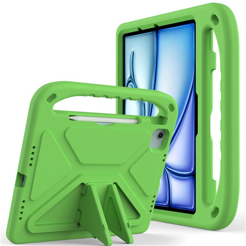 For iPad Air 11 (2026) / (2025) / (2024) / Pro 11 (2025) / 11 (2024) Case Hand Grip Kickstand Tablet EVA Cover