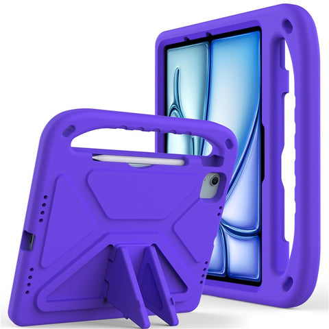 For iPad Air 11 (2026) / (2025) / (2024) / Pro 11 (2025) / 11 (2024) Case Hand Grip Kickstand Tablet EVA Cover