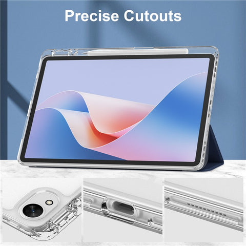For Huawei MatePad 11.5 S (2025) / MatePad 11.5 S (2024) Case Clear Acrylic Leather Tablet Cover Support Auto Sleep / Wake