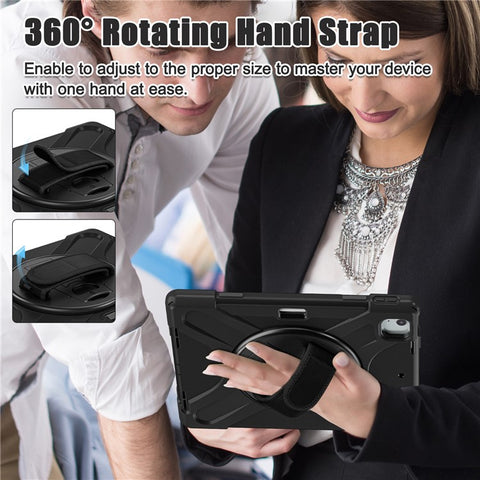 For iPad Air 13 (2026) / (2025) / (2024) / Pro 12.9 (2022) / (2021) / (2020) / (2018) Case PC+Silicone Tablet Cover Adsorption Pen Slot