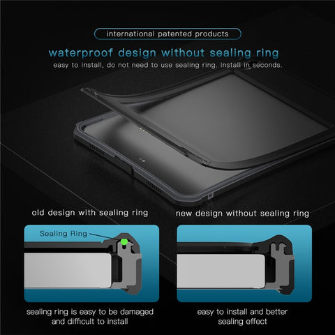 SHELLBOX For iPad Air 11 (2026) / (2025) / (2024) Case IP68 Waterproof Dustproof Shockproof Built-In Screen Protector