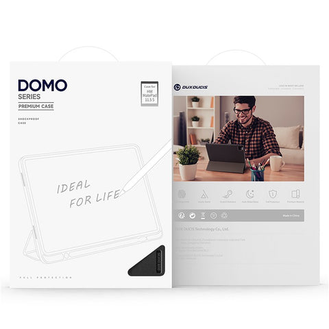 DUX DUCIS Domo Series for Huawei MatePad 11.5 S (2024) Tablet Case Tri-Fold Stand Leather Shell