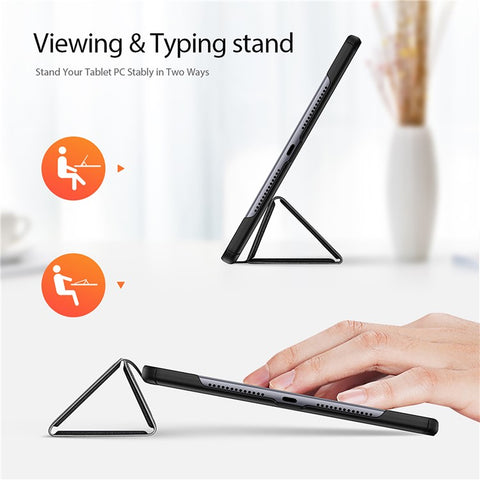 DUX DUCIS Domo Series for Huawei MatePad 11.5 S (2024) Tablet Case Tri-Fold Stand Leather Shell