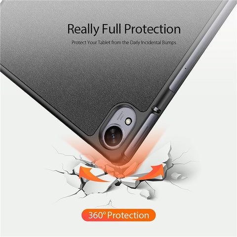 DUX DUCIS Domo Series for Huawei MatePad 11.5 S (2024) Tablet Case Tri-Fold Stand Leather Shell