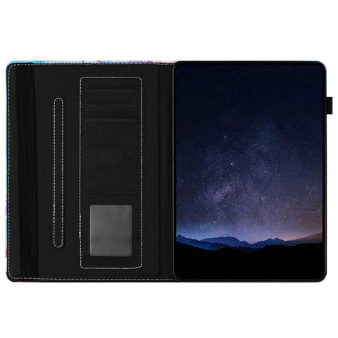 For Samsung Galaxy Tab A 10.1 (2016) T580 Case Business Folio Stand Marble Leather Tablet Cover
