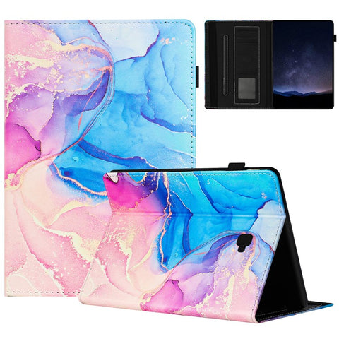 For Samsung Galaxy Tab A 10.1 (2016) T580 Case Business Folio Stand Marble Leather Tablet Cover