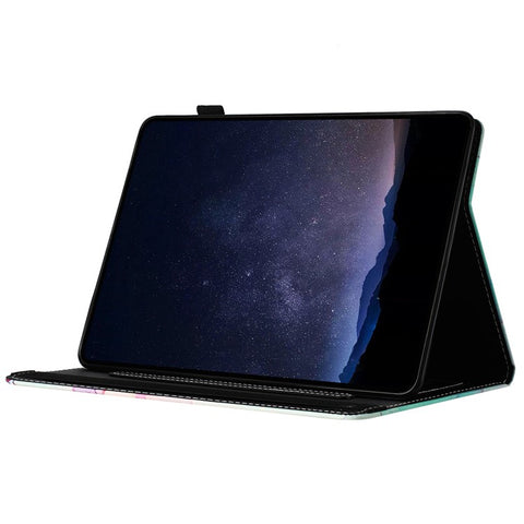 For Samsung Galaxy Tab A 10.5 (2018) T590 T595 Case Smart Leather Cover Multi-Angle Stand Marble Pattern