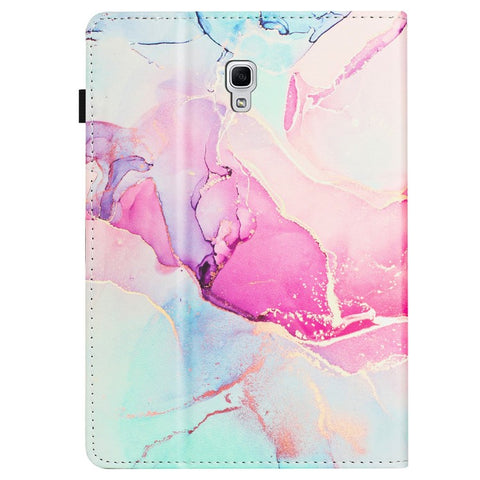 For Samsung Galaxy Tab A 10.5 (2018) T590 T595 Case Smart Leather Cover Multi-Angle Stand Marble Pattern