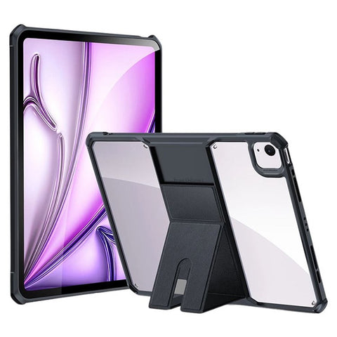 XUNDD For iPad Air 13 (2026) / (2025) / (2024) / Pro 12.9 (2020) / (2021) / (2022) Case Leather Kickstand TPU + PC Airbag Protection Tablet Cover