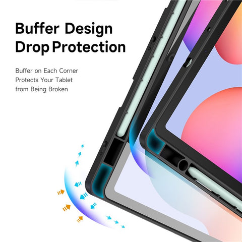 DUX DUCIS Magi Series for Samsung Galaxy Tab S6 Lite (2024) / (2022) / (2020) Case Origami Stand Leather Tablet Cover