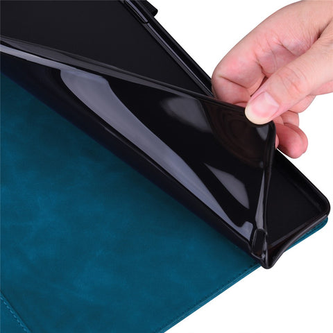 For Lenovo Xiaoxin Pad Pro 12.7 inch Case Card Holder Stand Folio Leather Tablet Cover