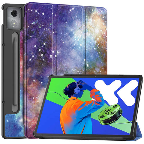 For Lenovo Xiaoxin Pad Pro 12.7 inch Case Pattern Print Leather Stand Tablet Cover