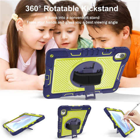 For Huawei MatePad 11.5 S (2024) Case Silicone+PC Kickstand Tablet Cover with Shoulder Strap