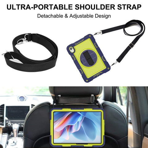 For Huawei MatePad 11.5 S (2024) Case Silicone+PC Kickstand Tablet Cover with Shoulder Strap