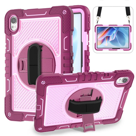 For Huawei MatePad 11.5 S (2024) Case Silicone+PC Kickstand Tablet Cover with Shoulder Strap
