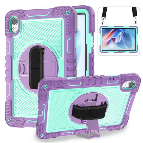 For Huawei MatePad 11.5 S (2024) Case Silicone+PC Kickstand Tablet Cover with Shoulder Strap
