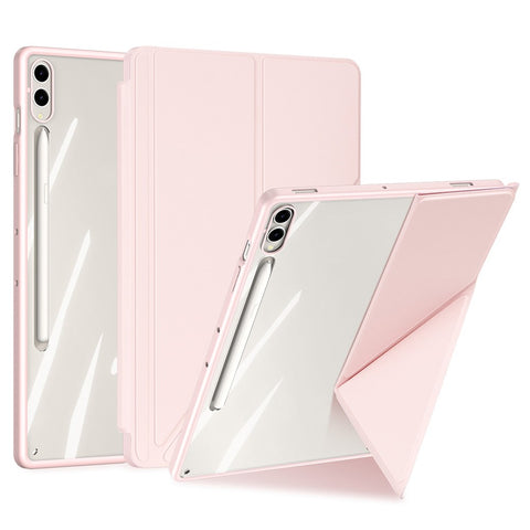 DUX DUCIS Magi Series for Samsung Galaxy Tab S9+ / S9 FE+ Leather Case Origami Stand Auto Wake / Sleep Cover