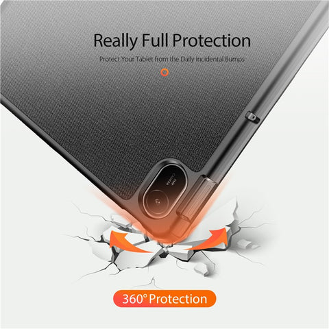DUX DUCIS Domo Series for Huawei MatePad SE 11 Case Tri-Fold Stand Leather Cover Auto Wake / Sleep