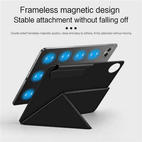 For Huawei MatePad Pro 12.2 (2024) Leather Case Origami Stand Magnetic Tablet Cover Auto Wake / Sleep