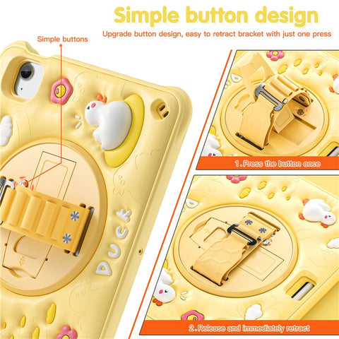 For iPad Air 11 (2026) / (2025) / (2024) / Air (2022) / (2020) / Pro 11 (2022) / (2021) / (2020) / (2018) Case Kickstand Cover