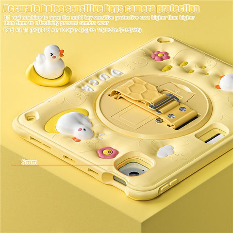 For iPad Air 11 (2026) / (2025) / (2024) / Air (2022) / (2020) / Pro 11 (2022) / (2021) / (2020) / (2018) Case Kickstand Cover