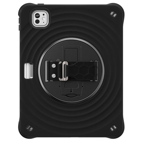 For iPad Pro 11 (2025) / 11 (2024) Case Hand Strap Kickstand TPU+PC+Silicone Tablet Cover