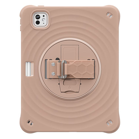 For iPad Pro 11 (2025) / 11 (2024) Case Hand Strap Kickstand TPU+PC+Silicone Tablet Cover