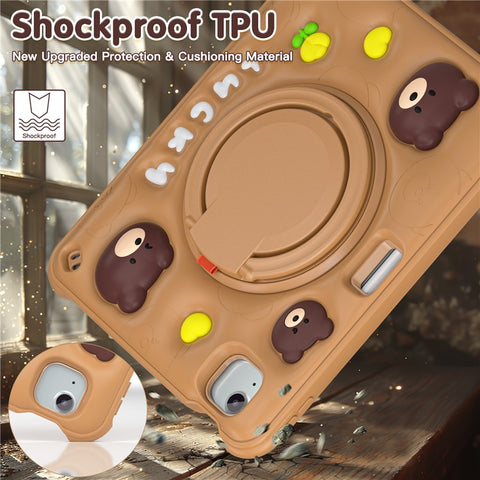 For iPad Air 11 (2025) / (2024) / Air (2022) / (2020) / Pro 11 (2022) / (2021) / (2020) / (2018) Case Kickstand Cover