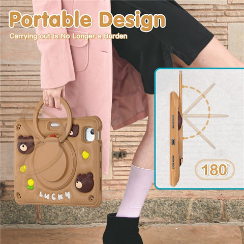 For iPad Air 11 (2025) / (2024) / Air (2022) / (2020) / Pro 11 (2022) / (2021) / (2020) / (2018) Case Kickstand Cover