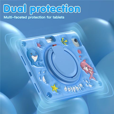 For iPad Air 11 (2025) / (2024) / Air (2022) / (2020) / Pro 11 (2022) / (2021) / (2020) / (2018) Case with Shoulder Strap Kickstand Cover