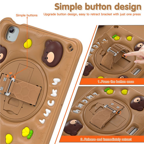 For iPad Air 11 (2026) / (2025) / (2024) / Air (2022) / (2020) / Pro 11 (2022) / (2021) / (2020) / (2018) Case Kickstand Tablet Cover
