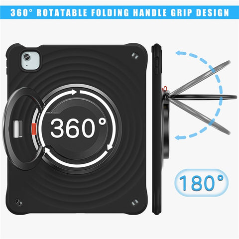 For iPad Air 13 (2025) / (2024) / Pro 12.9 (2022) / (2021) / (2020) / (2018) Case Kickstand PC+Silicone+TPU Tablet Cover